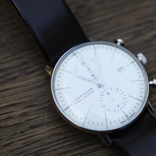 Junghans | nos photos de la Max Bill Chronoscope 100 Jahre Bauhaus